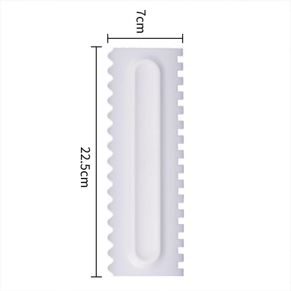 Preva Cake Scraper Alat Kue Kering Rumah &amp; Dapur Cetakan Kue Tepi Bergerigi