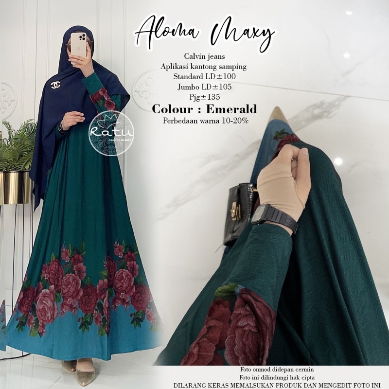 ALOMA MAXY GAMIS PREMIUM ORIGINAL BY RATU MULABEES