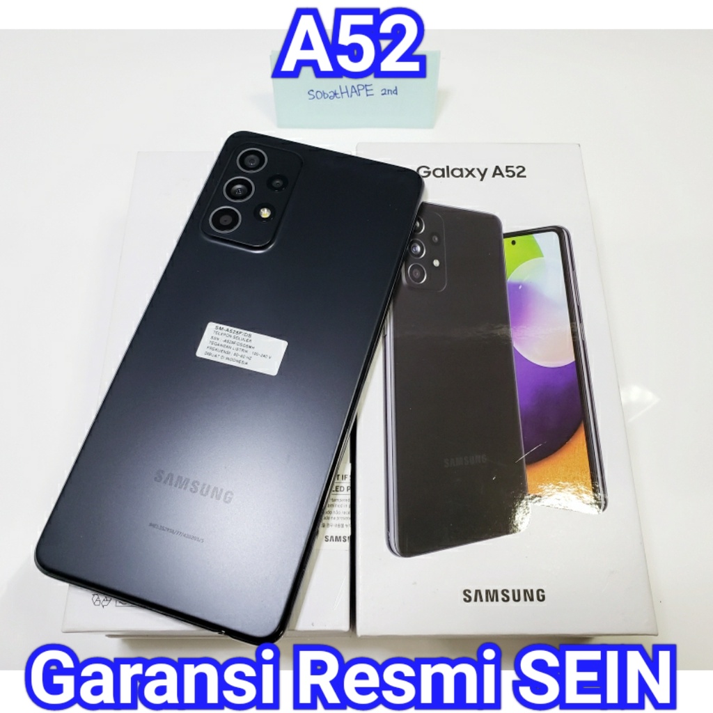 HP Samsung Galaxy A52 Resmi SEIN Dual Sim 2nd Fullset Second Original ...