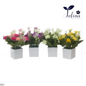 AY24 Rangkaian Bunga Plastik Anyelir/ Anyelir Plastik/ Anyelir Hias