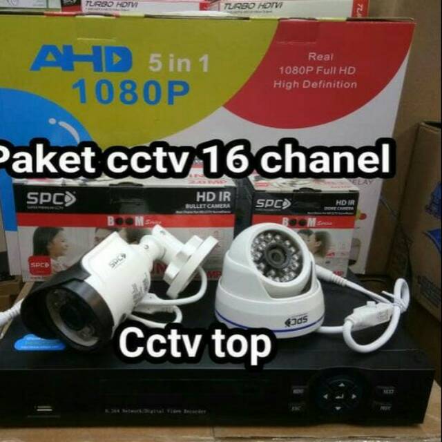 PAKET CCTV AHD 2MP 16 CH SPC / FULL HD 1080P +HDD KOMPLIT DAN LENGKAP