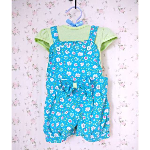 Jumpsuit anak motif bunga / Overall Anak