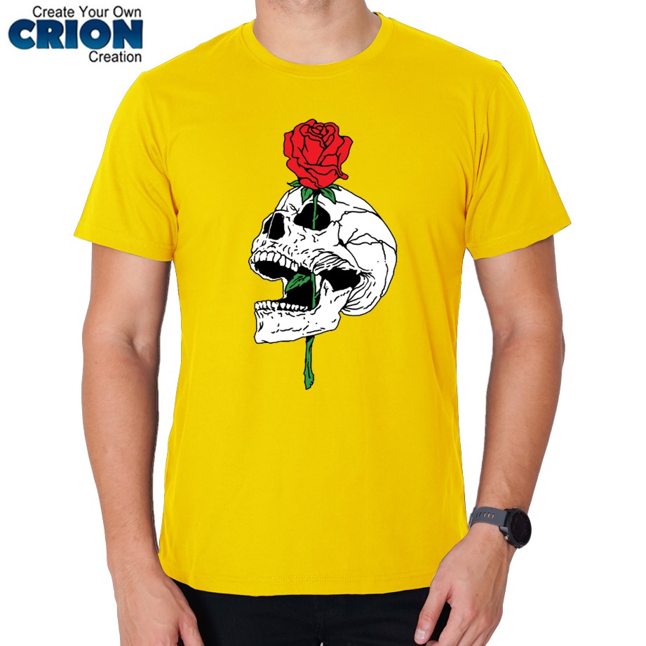 Kaos Halloween - Skull Rose Romance - By Crion