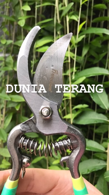 Gunting Dahan FREEDOM 8in / Gunting Tanaman Bunga Ranting Daun / Pruner Shears 8&quot; STV-296 (Garden)