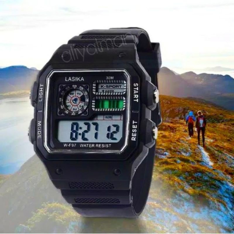 FREE BOX JAM TANGAN SPORT DIGITAL LASIKA