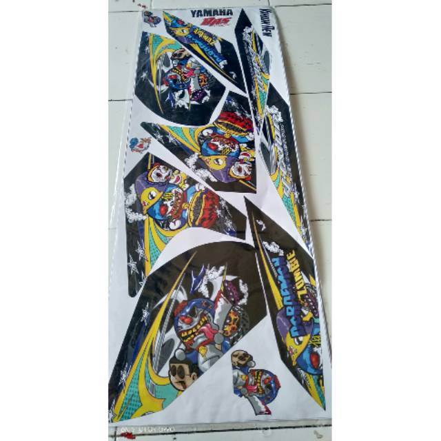 Striping variasi Vixion new doraemon