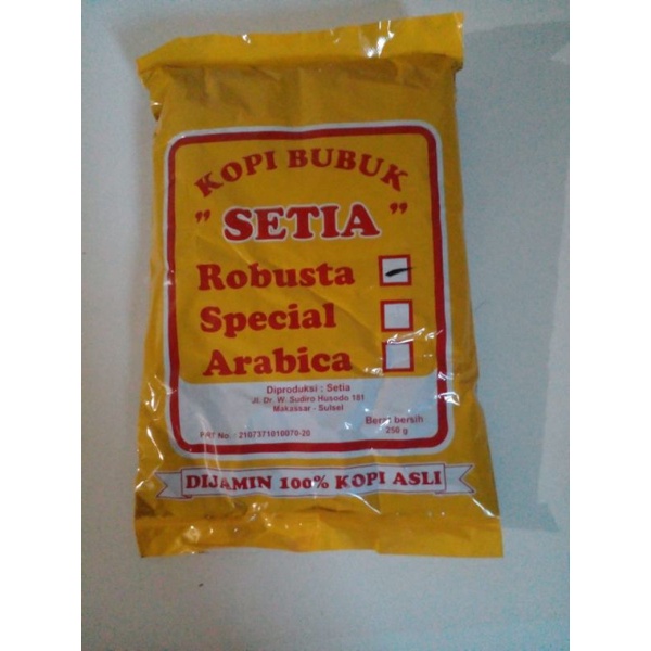 

kopi setia Makassar 500g