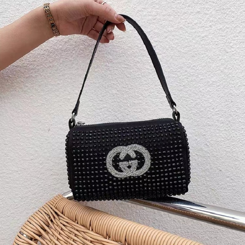 1040 Tas Bahu Wanita Import Diamond Tas Rantai Selempang