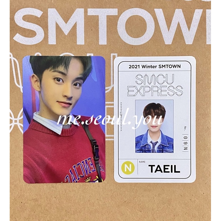 [READY] NCT MARK TAEIL PHOTOCARD PC PASSCARD SMCU NIGHTTIME