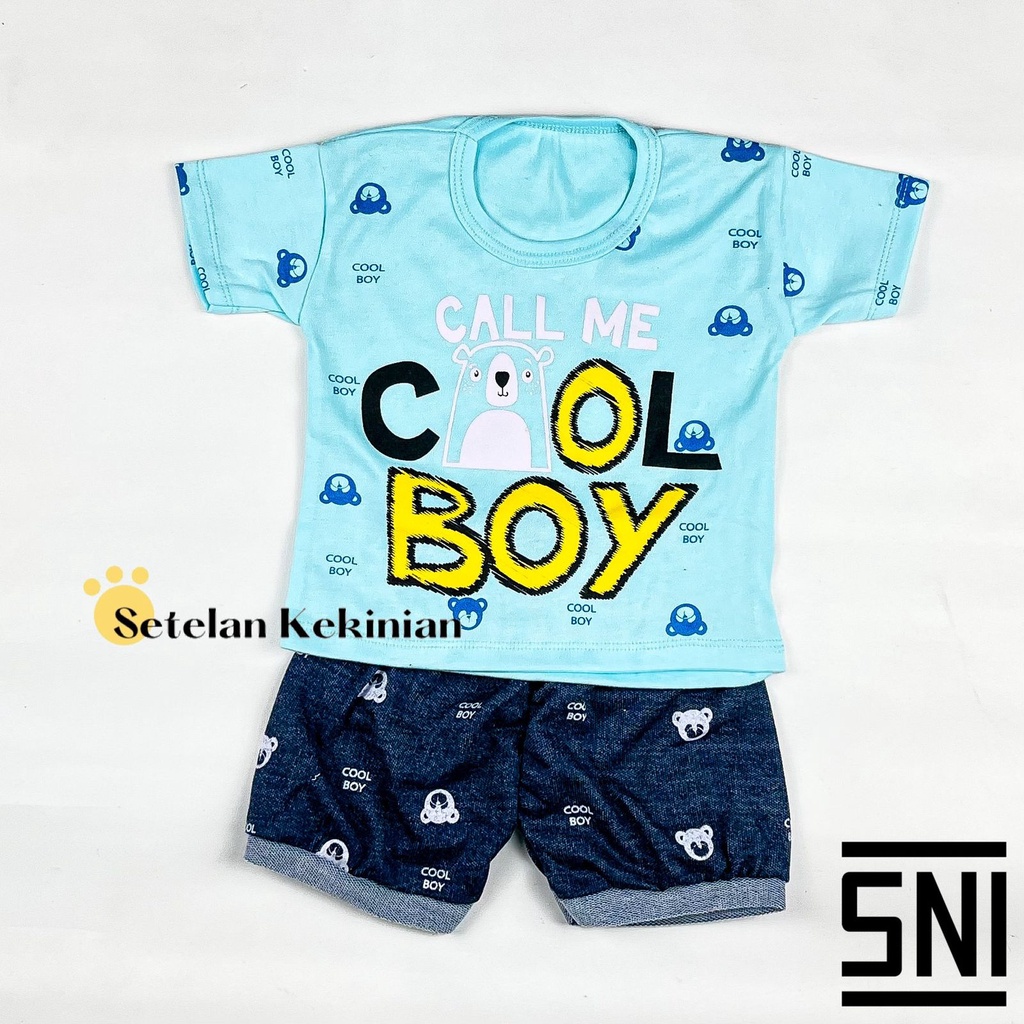 [SK] Set Baju Anak Cowok Setelan Anak Laki Laki Baju Bayi Baju Anak Model Terbaru Kaos Celana Pendek