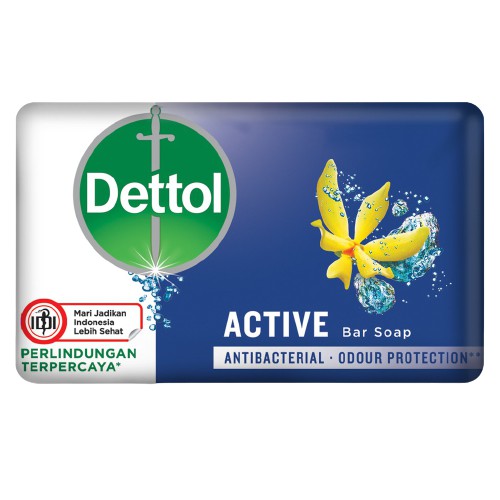 [7.7] Dettol Active anti bakteri sabun batang 100g