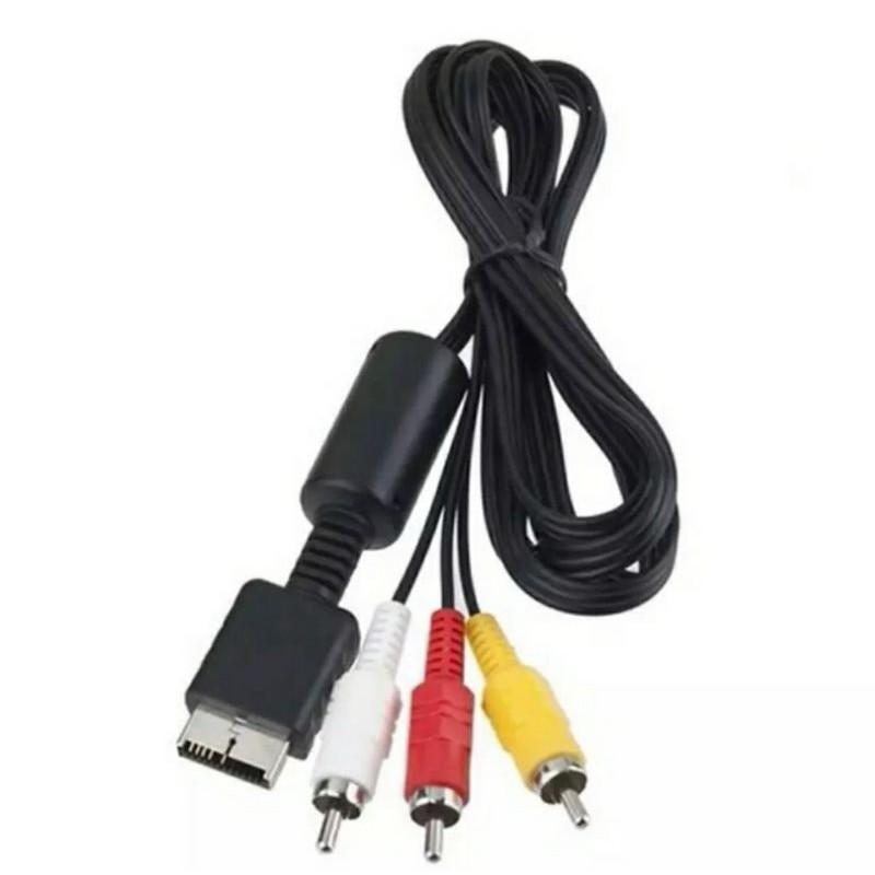 Kabel av, kabel rca ps1 ps2 ps3/kabel av ps3/kabel audio video packing klip-0