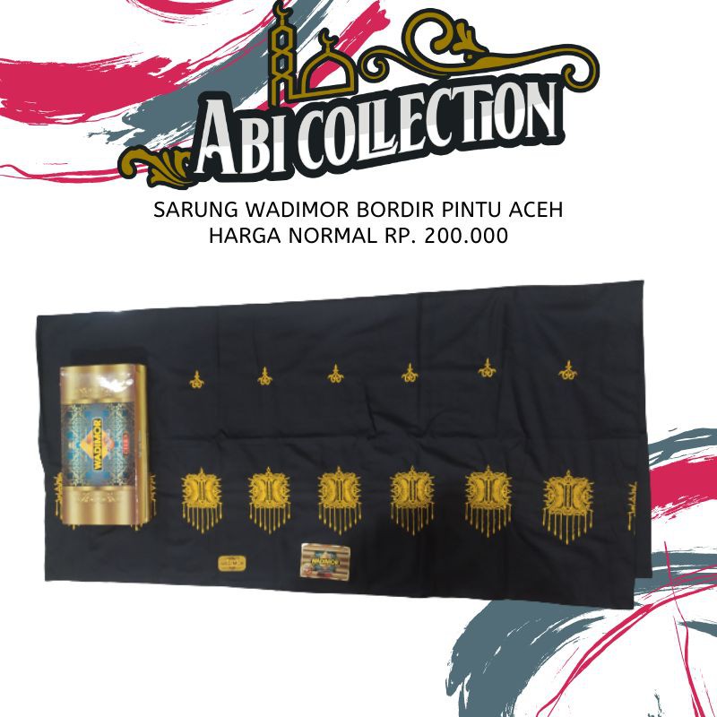 SARUNG WADIMOR BORIDR PINTU ACEH SARUNG ASLI WADIMOR