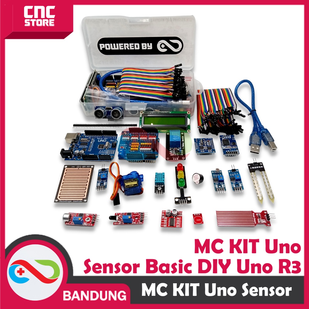 KIT UNO SENSOR BASIC DIY ARDUINO UNO R3