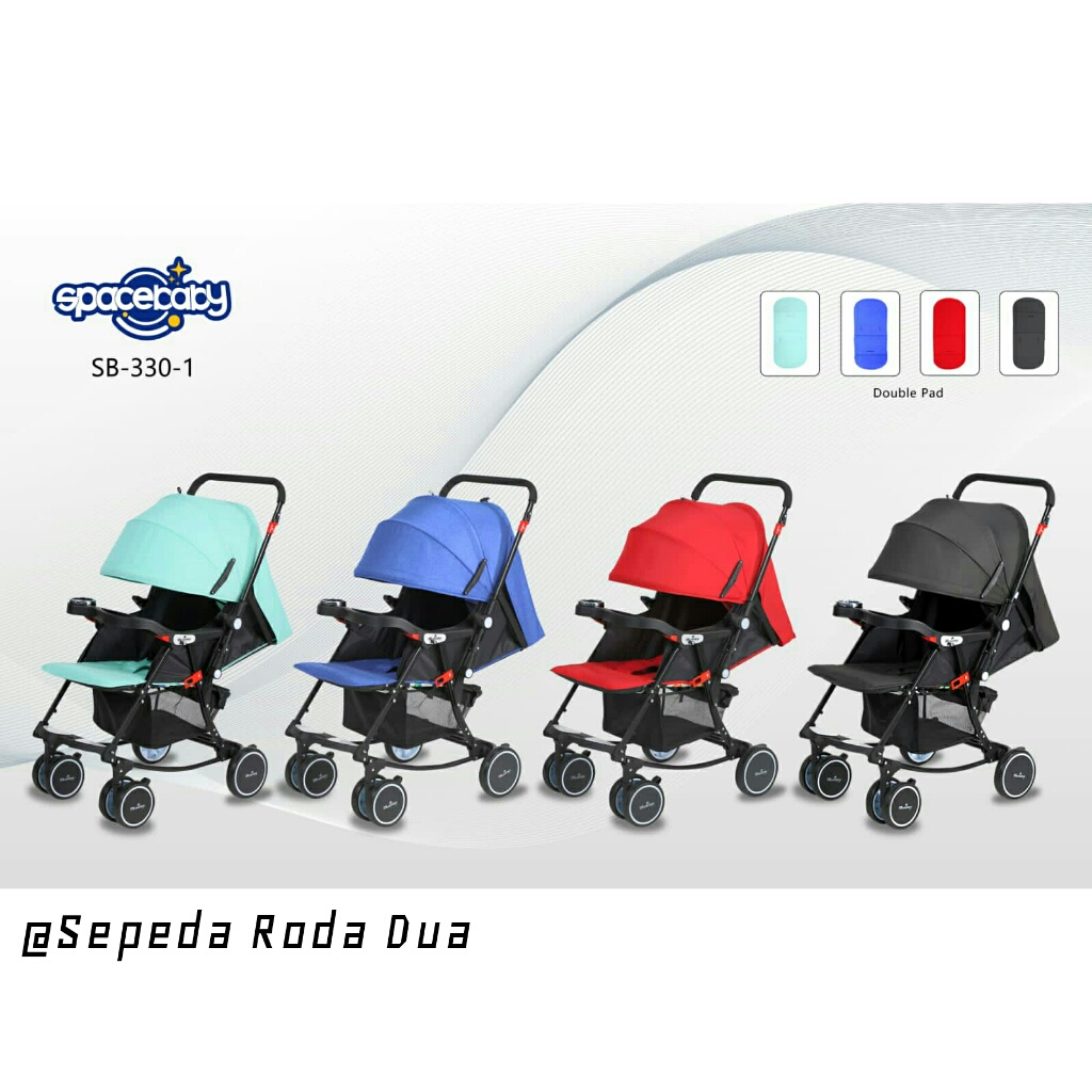 BABY STROLLER SB-330-1 (ROCKER + REVERSIBLE STIR) SPACEBABY