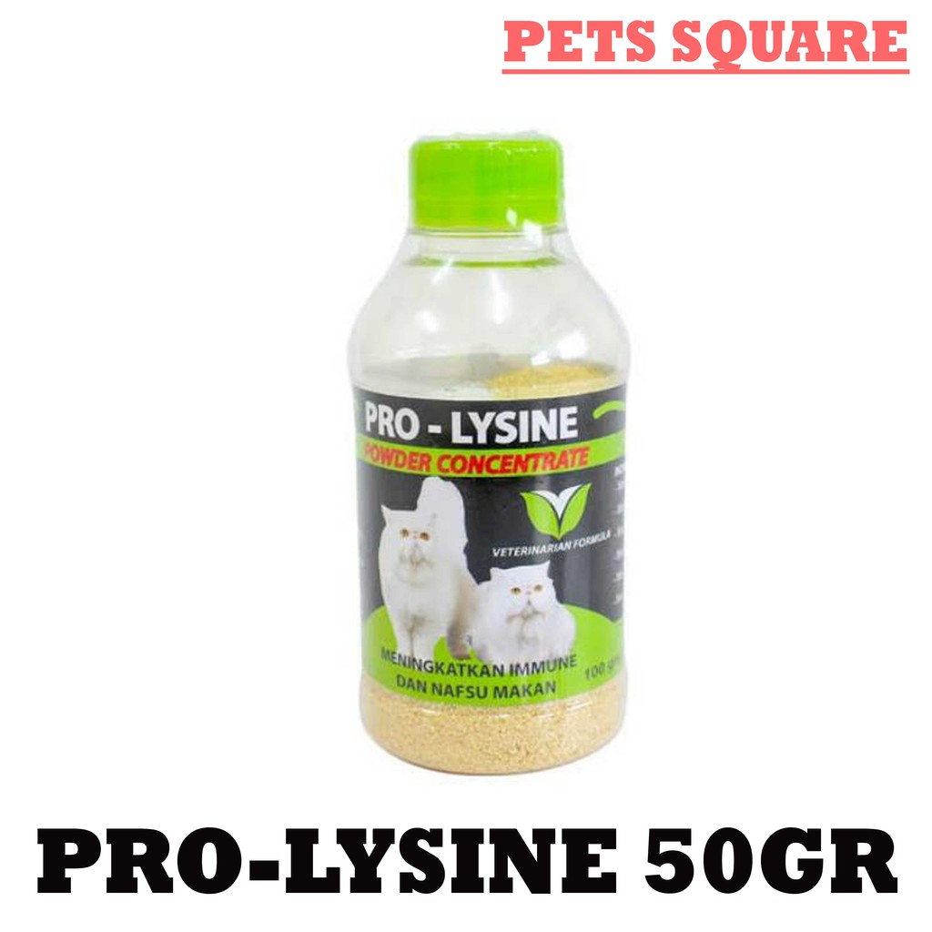 PROLYSINE CAT 50GR - MENINGKATKAN IMUN DAN NAFSU MAKAN