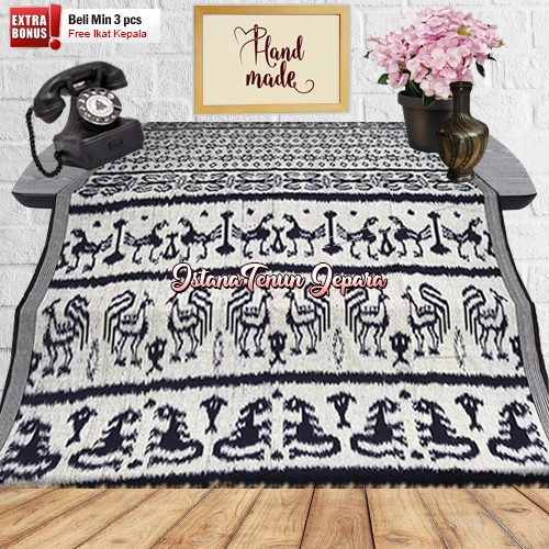 Kain Tenun Etnik / Kain Batik / Kain Meteran Tenun Blanket Motif Sumba