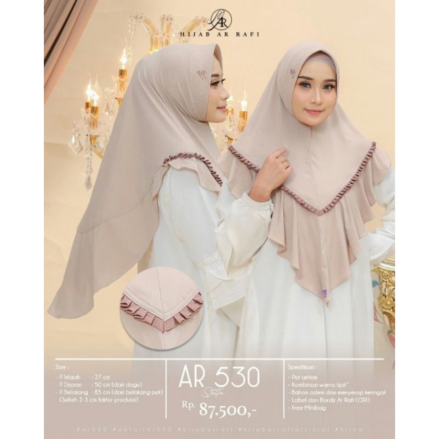 Jilbab Couple Kids dan Mom Hijab Arrafi AR 530 || Hijab lipit kerudung couple terbaru || Jilbab Stel