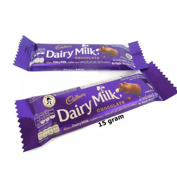 

CADBURY DAIRY MILK CHOCOLATE 15 gram