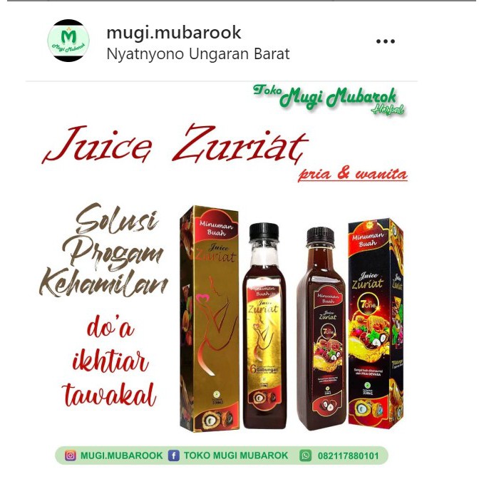 PAKET PROMIL --PROGRAM HAMIL -- JUICE ZURIAT UNTUK PRIA DAN WANITA -- IKHTIAR KEHAMILAN