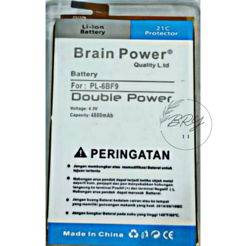 Batre Baterai Battery Polytron PL-6BF9 BRAIN POWER