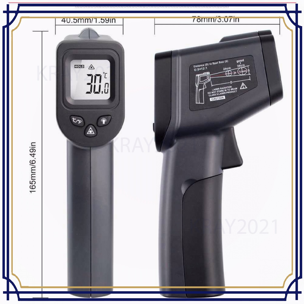 Thermometer Infrared Digital Handheld Non Contact - HL233