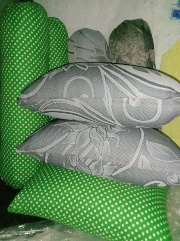 Bantal Dan Guling Memory Foam Bermotif Dotty Kenyal Dan Awet