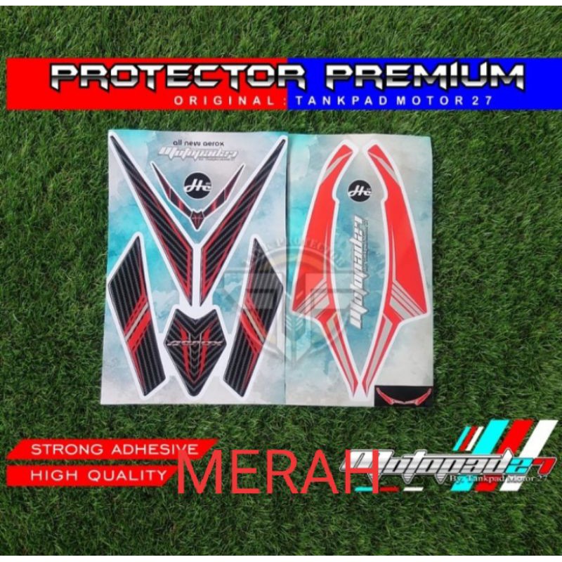 STIKER STICKER RESIN TIMBUL DASI DEPAN WINGLET YAMAHA NEW AEROX 155 2020