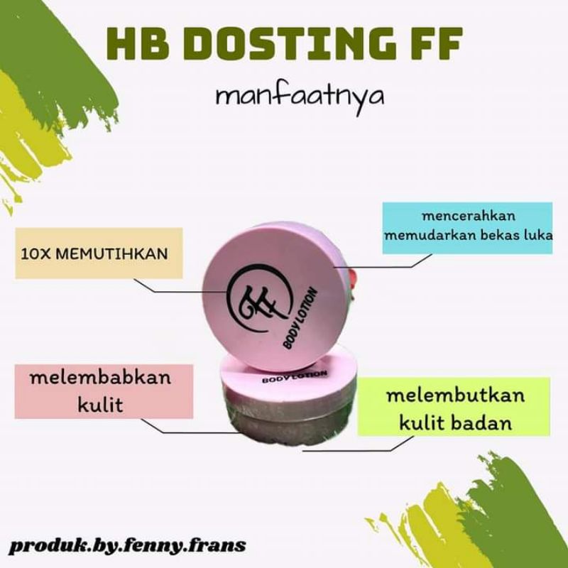 HB dosting FF body lotion Viral Ampuh by Fenny Frans
