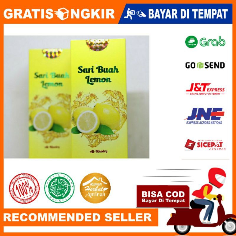 Al Khodry Sari Buah Lemon Jus Diet isi 500 ml Asli Original Gratis Ongkir