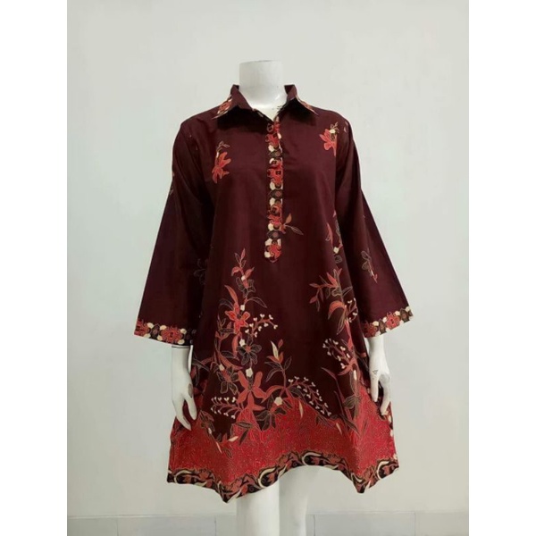 TUNIK BATIK // ATASAN BATIK WANITA JUMBO XL -XXXL