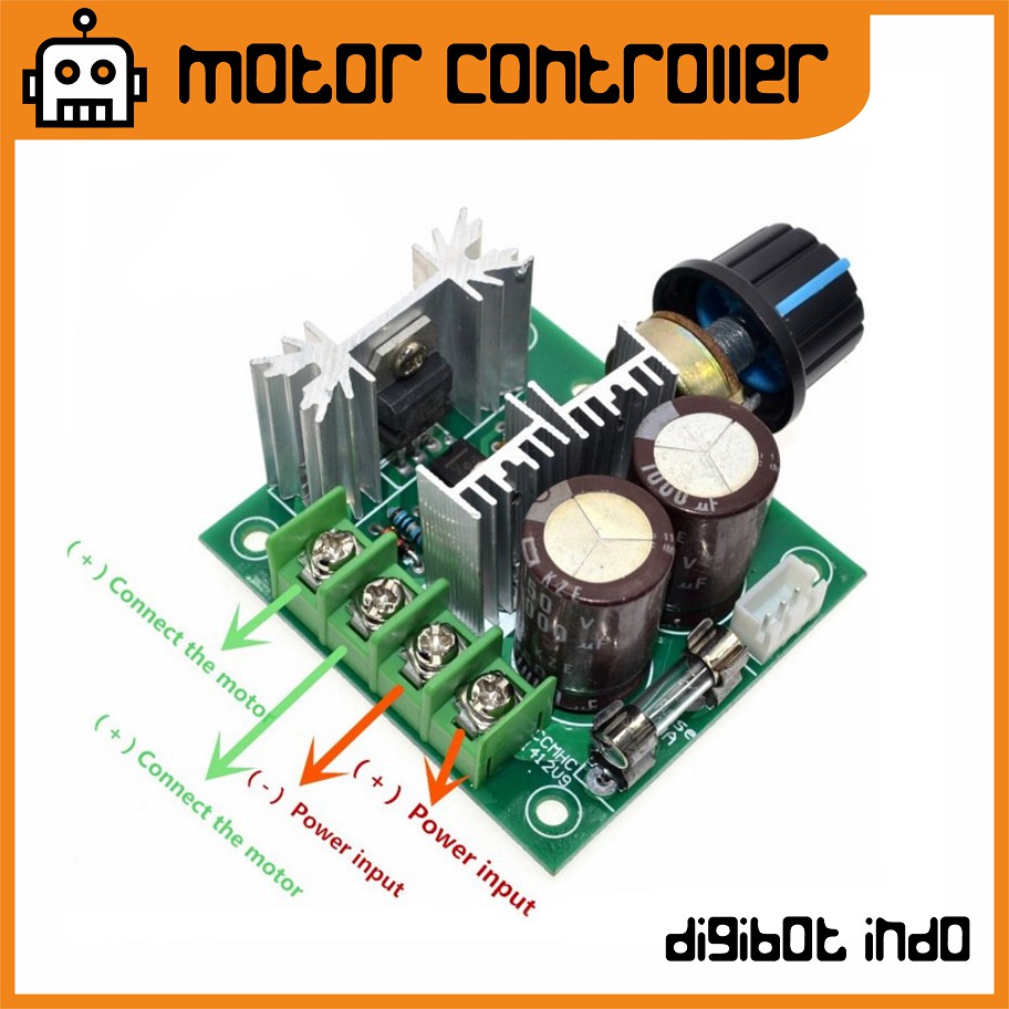 PWM DC Motor Speed Controller Module 10A