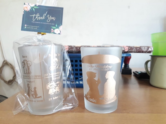 SOUVENIR GELAS DOFF KEMAS PLASTIK Shopee Indonesia SOUVENIR GELAS DOFF KEMAS PLASTIK Shopee Indonesia