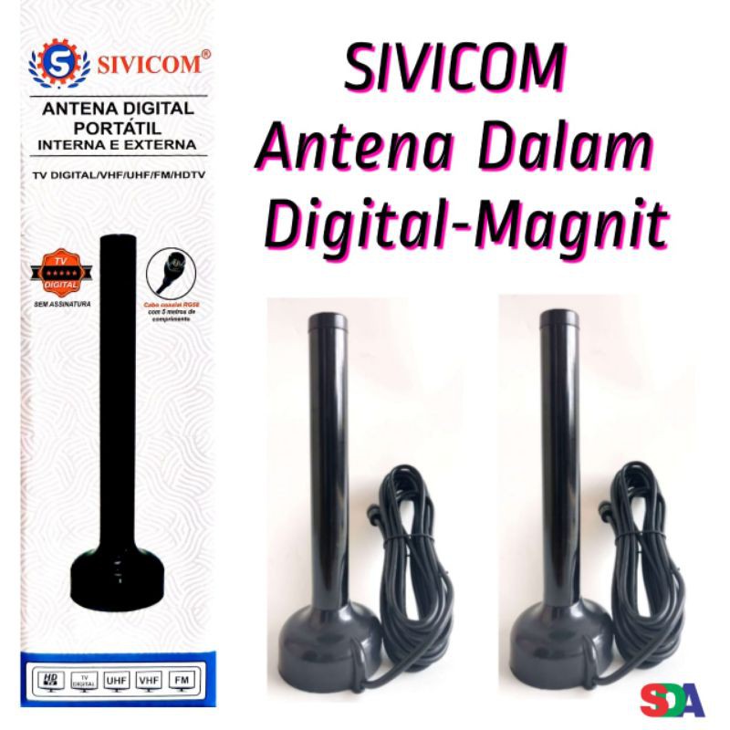 Sivicom Antena Dalam Indoor Digital-Magnet