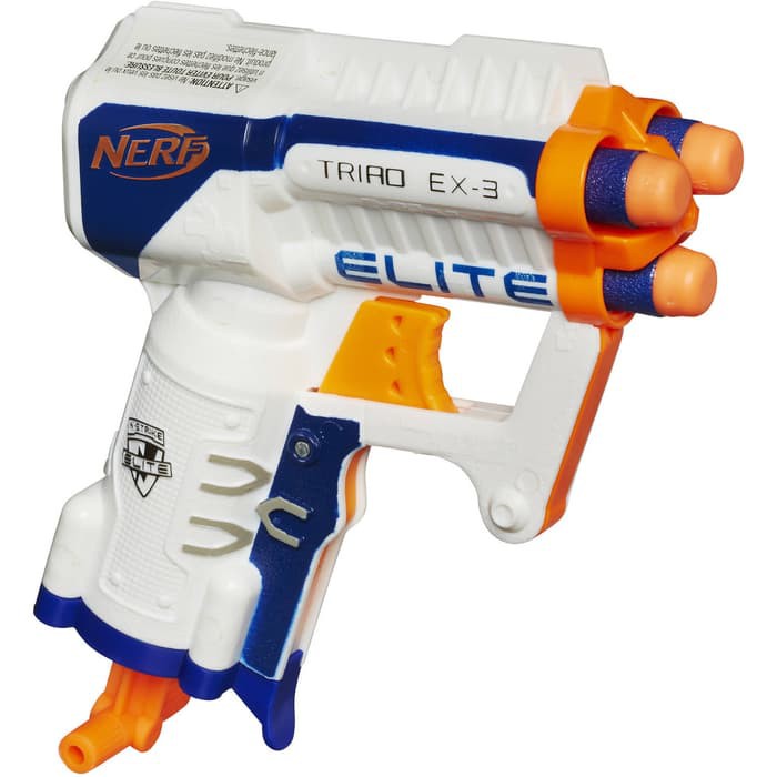 Jual NERF - TRIAD EX-3 / Pistol NERF 