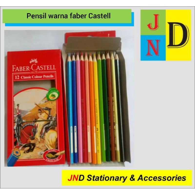 

Pensil Warna Faber-Castell 12 Classic Colour Pencils
