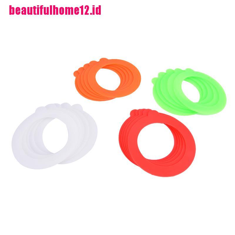 5 Pcs Gasket Pengganti Bahan Silikon Tahan Bocor Untuk Toples Makanan