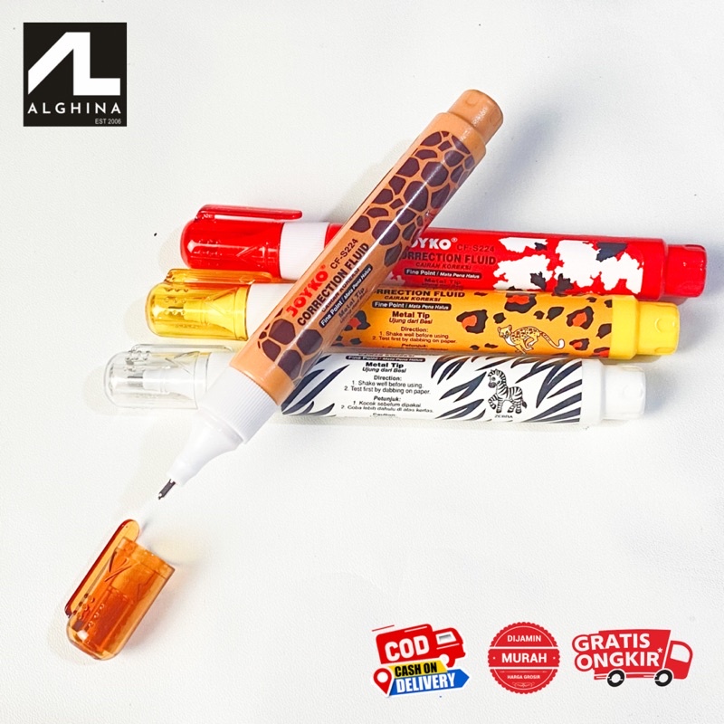 

AS Tipex Correction Tape CF-235 / CF-S224 / JK-01 Joyko Penghapus Pena