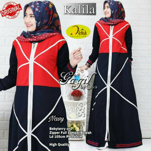 Dress gamis Kalila by Delta