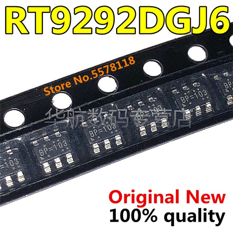 10pcs/lot100% Baru RT9292DGJ6 BP = SOT23-6 Chipset