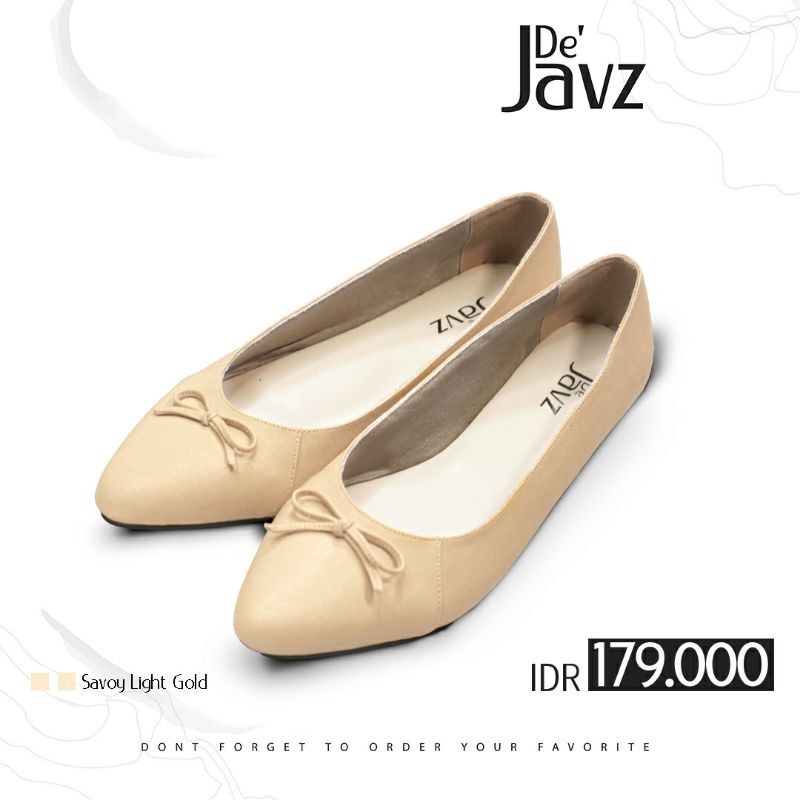 Flat shoes savoy / De'Javz Savoy / Sepatu Flat wanita / Sepatu wanita 36-40 /