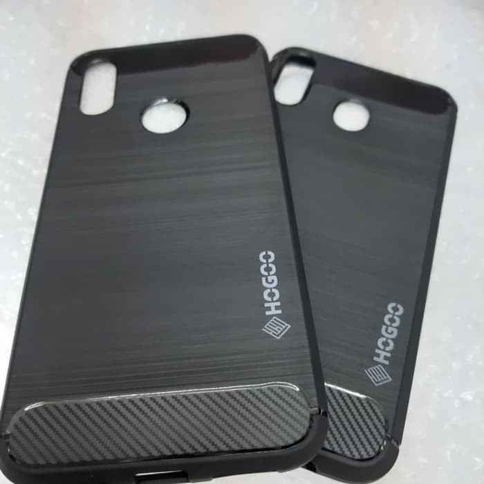 Softcase Carbon Hoggo Asus Zenfone Max Pro M2 -
