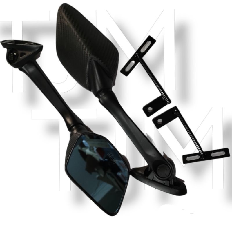 Spion variasi motor R15 R25 Vering Kaca kebiruan