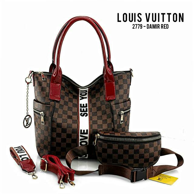 *New Louis Vuitton Bag 2in1 (set tas pinggang 2 fungsi)*
Seri 2779