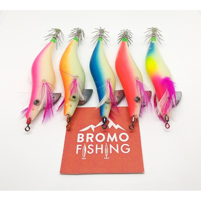 Lure Udang DAIDO FIBER 2.5 / squid egi jig umpan cumi