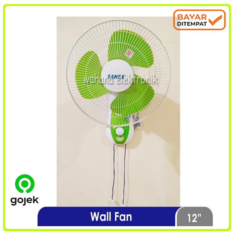 Sanex Wall Fan Kipas Angin Dinding Kipas Tembok Wall Fan 12inch 16inch