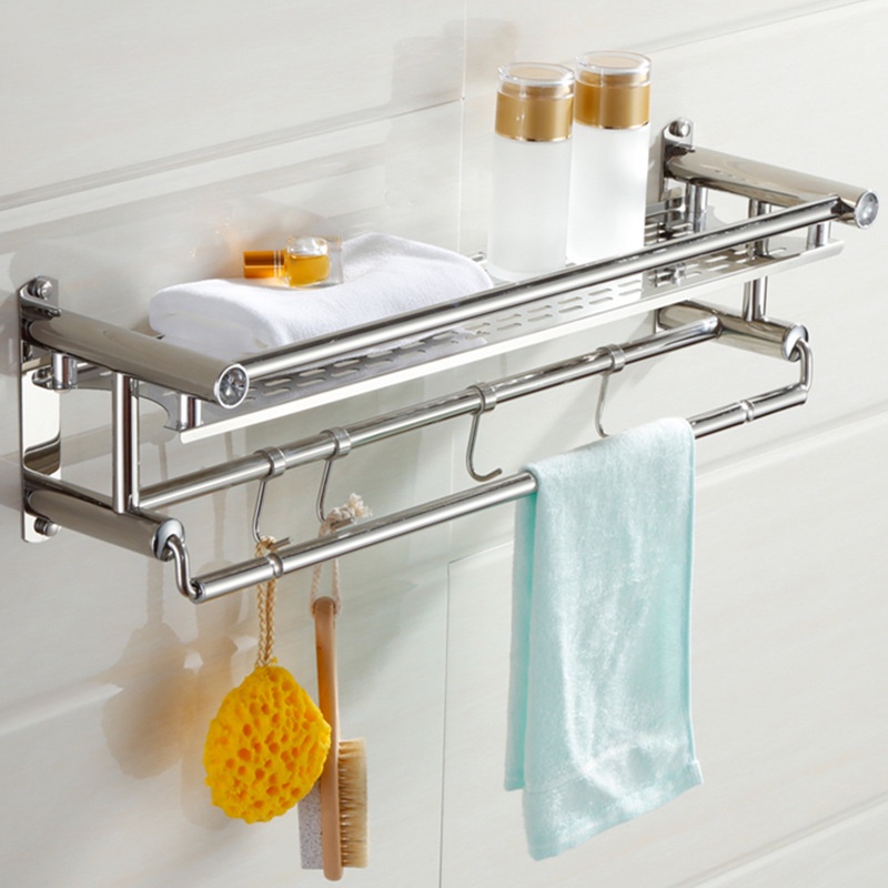 (1KG) SHENAR RAK HANDUK / RAK GANTUNGAN HANDUK / RAK HANDUK STAINLESS / ORCHID RACK / RAK GANTUNG SS / RACK TOWEL 2 SUSUN / RAK SABUN KAMAR MANDI