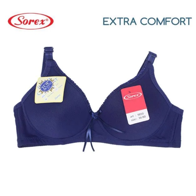 Bra Sorex 9850 Pori | Sorex BH 9850 Busa Tanpa Kawat Wanita Dewasa | Open Sorex Ecer