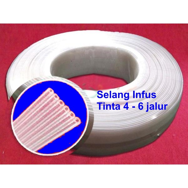 selang infus tinta epson canon refill 4 lajur