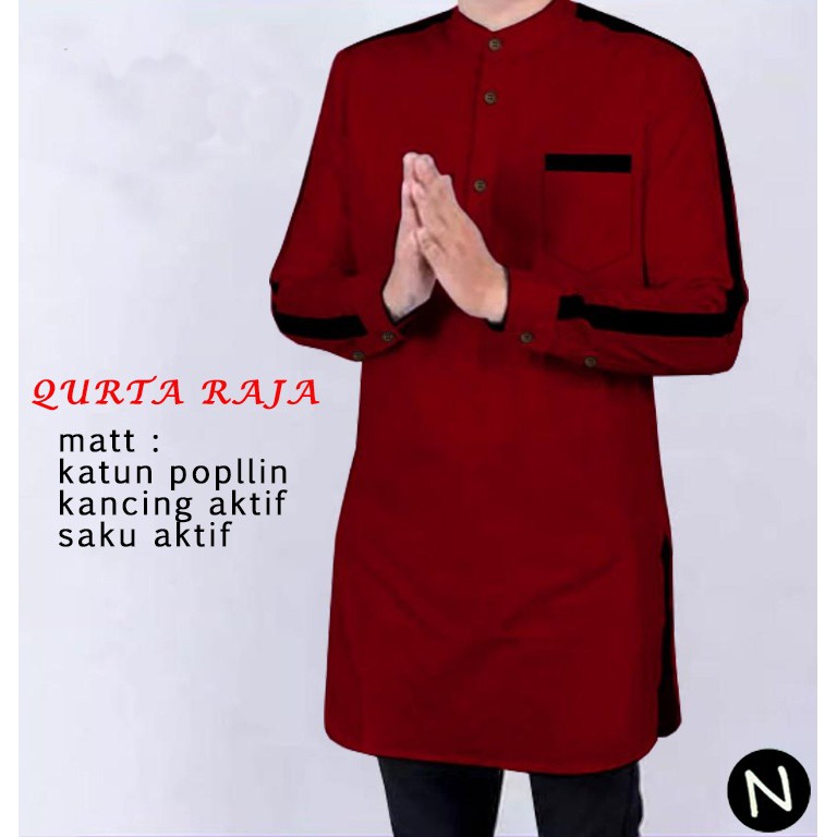 CTN Baju muslim Koko QURTA lengan panjang Best seller